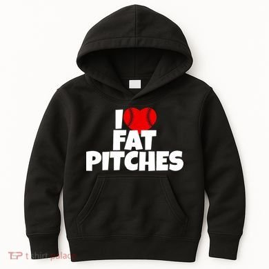 I Love Fat Pitches Kids Hoodie