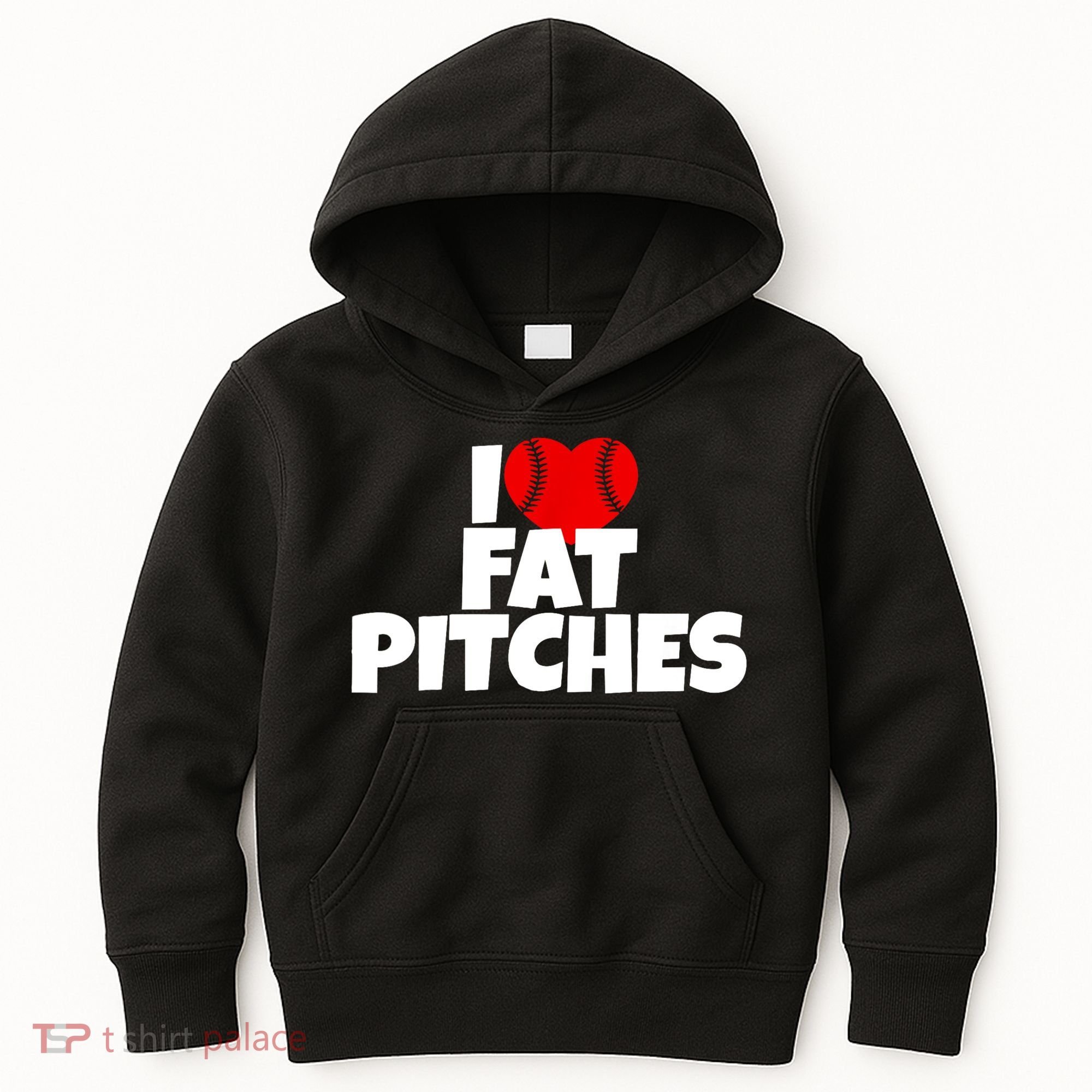I Love Fat Pitches Kids Hoodie