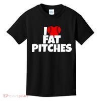I Love Fat Pitches Kids T-Shirt thumb 0