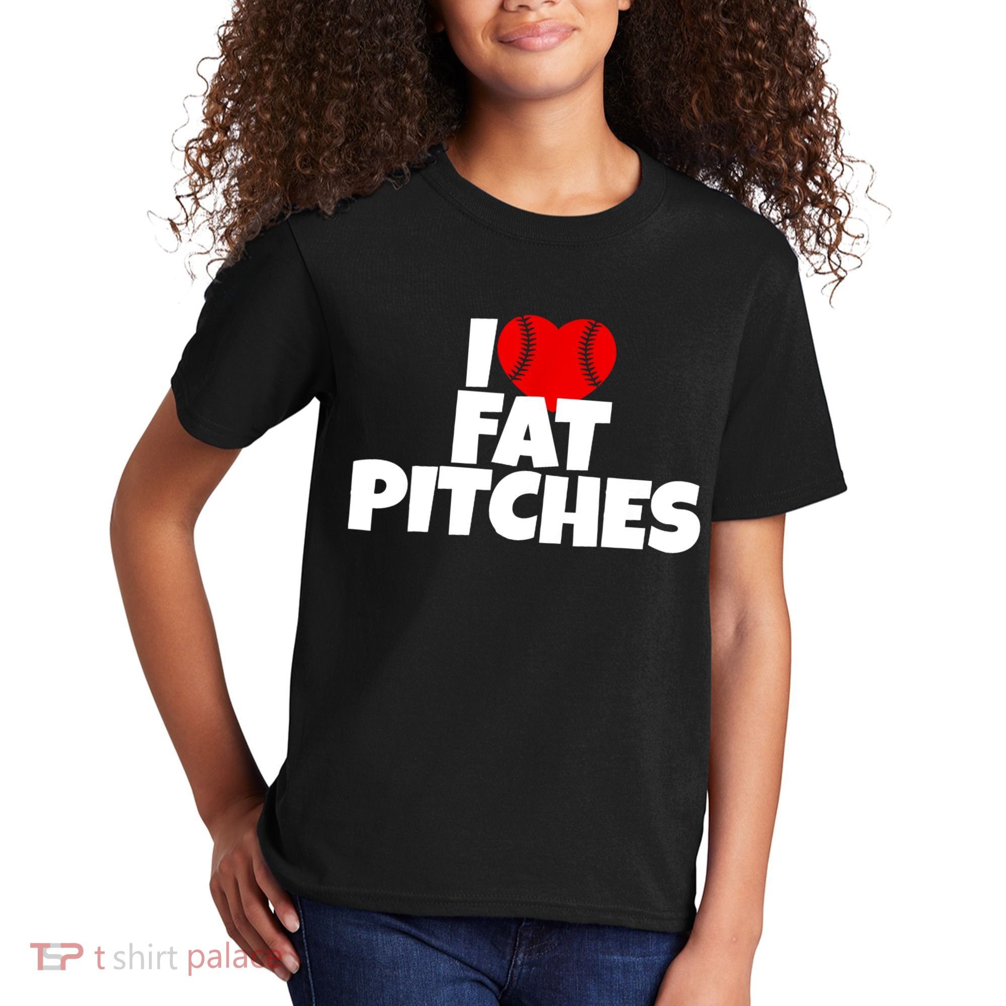 I Love Fat Pitches Kids T-Shirt
