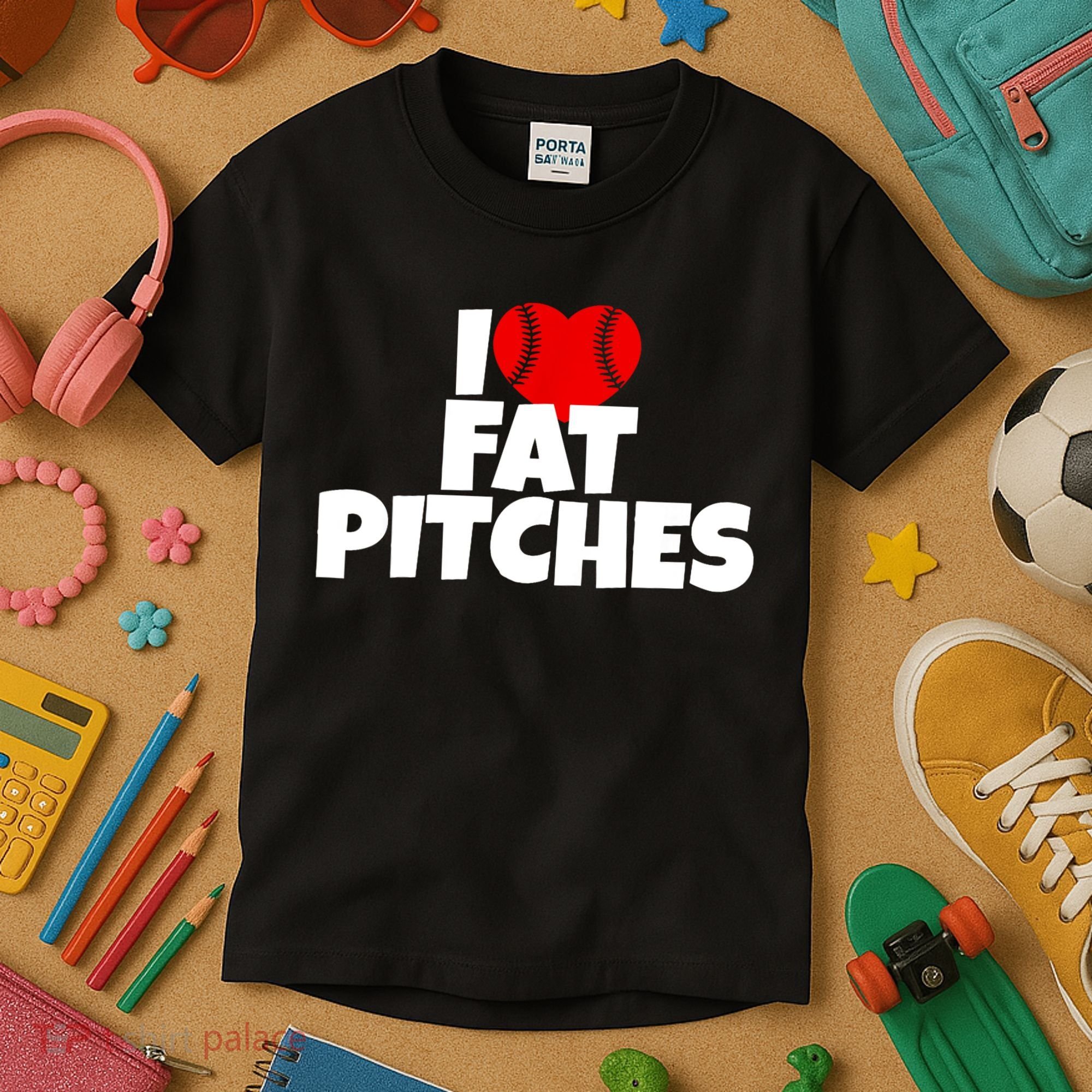 I Love Fat Pitches Kids T-Shirt