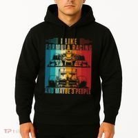 I Like Formula Racing And Maybe 3 People Retro Hoodie thumb 2