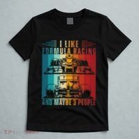 I Like Formula Racing And Maybe 3 People Retro T-Shirt thumb 5