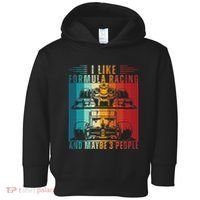I Like Formula Racing And Maybe 3 People Retro Toddler Hoodie thumb 0