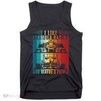 I Like Formula Racing And Maybe 3 People Retro Tank Top thumb 0