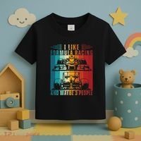 I Like Formula Racing And Maybe 3 People Retro Toddler T-Shirt thumb 3