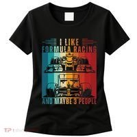 I Like Formula Racing And Maybe 3 People Retro Women's T-Shirt thumb 0