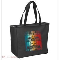 I Like Formula Racing And Maybe 3 People Retro Tote Bag thumb 2