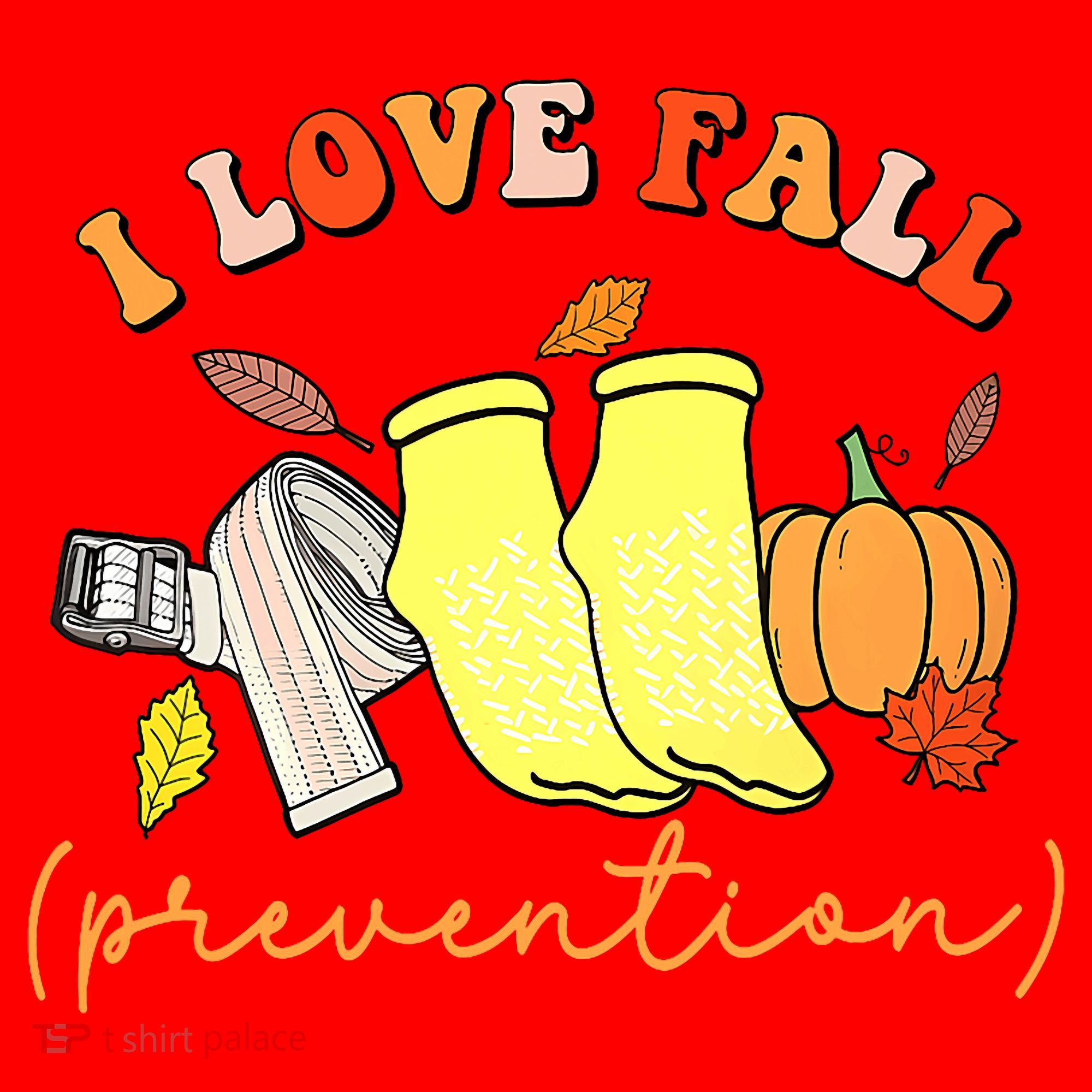 I Love Fall (Prevention) Santa Hat