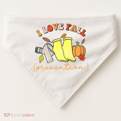 I Love Fall (Prevention) USA-Made Doggie Bandana