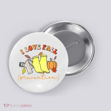I Love Fall (Prevention) Button