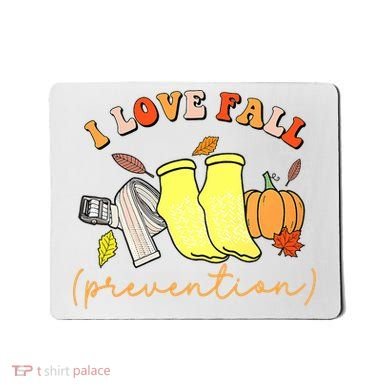 I Love Fall (Prevention) Mousepad