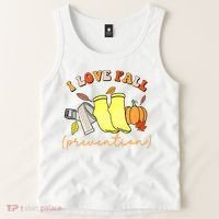 I Love Fall (Prevention) Tank Top thumb 2