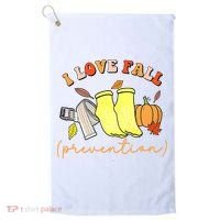 I Love Fall (Prevention) Golf Towel thumb 0