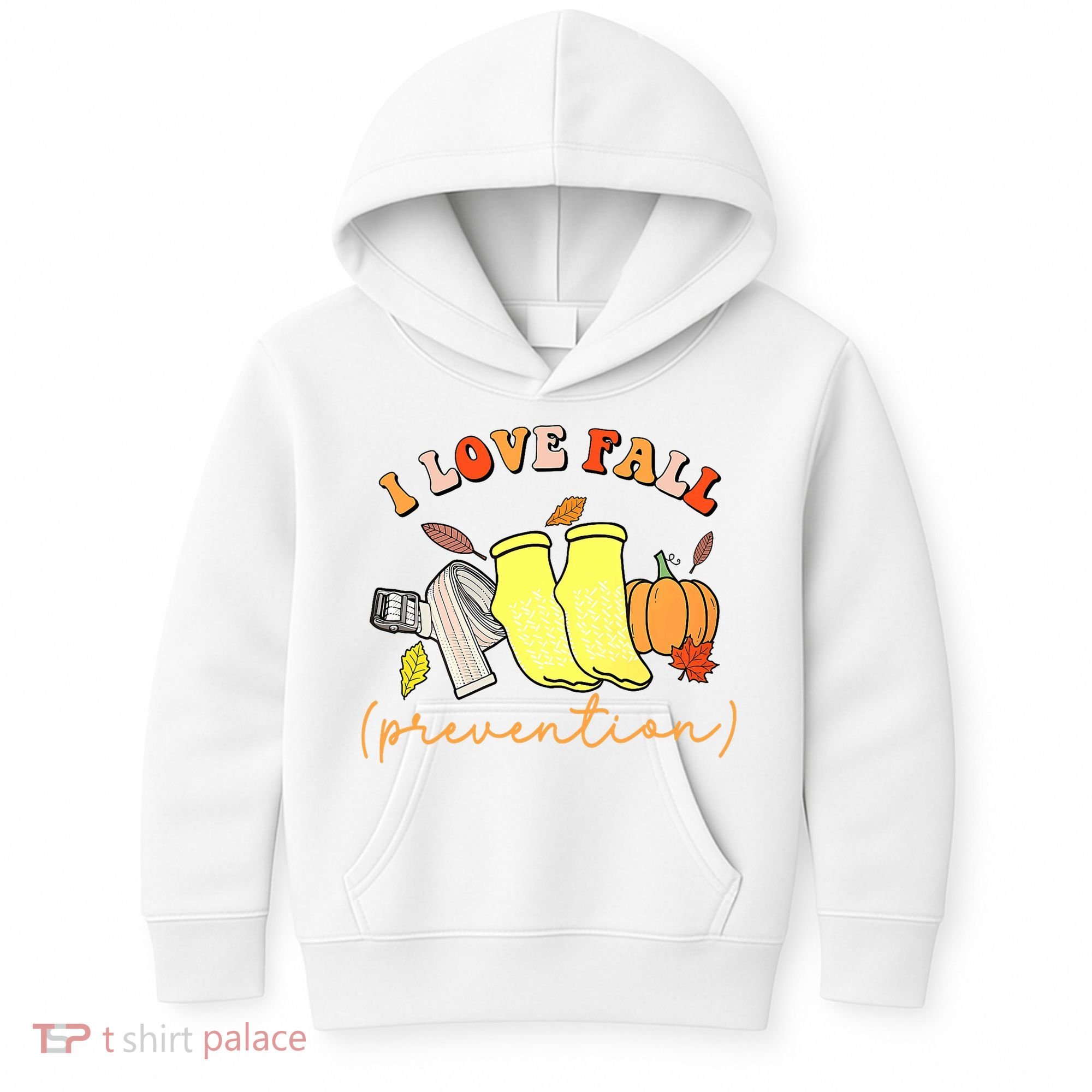 I Love Fall (Prevention) Kids Hoodie