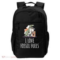 I Love Fossil Fuels Backpack thumb 0