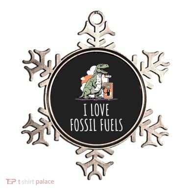 I Love Fossil Fuels Ornament