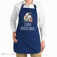 I Love Fossil Fuels Apron thumb 2