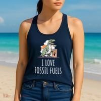 I Love Fossil Fuels Women's Tank Top thumb 2