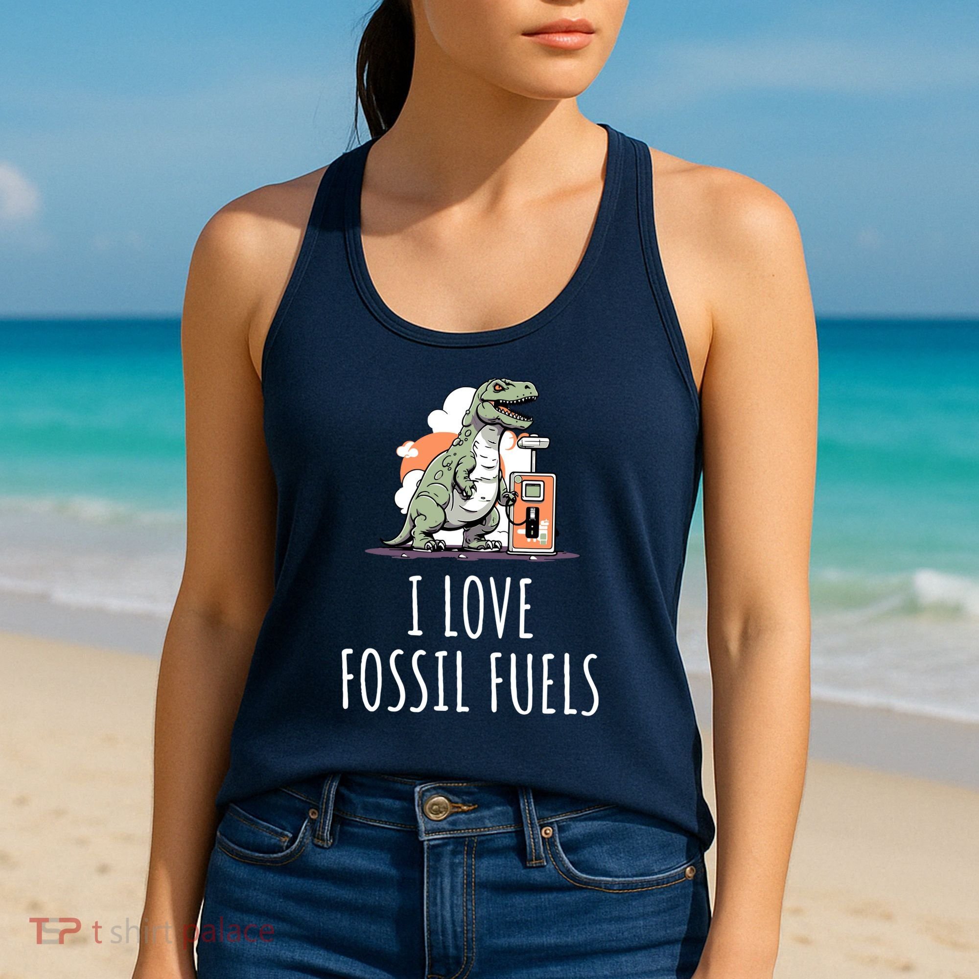 I Love Fossil Fuels Women's Tank Top