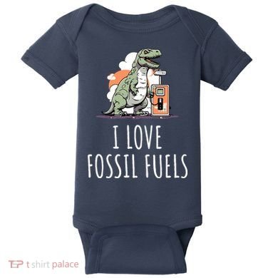 I Love Fossil Fuels Baby Bodysuit