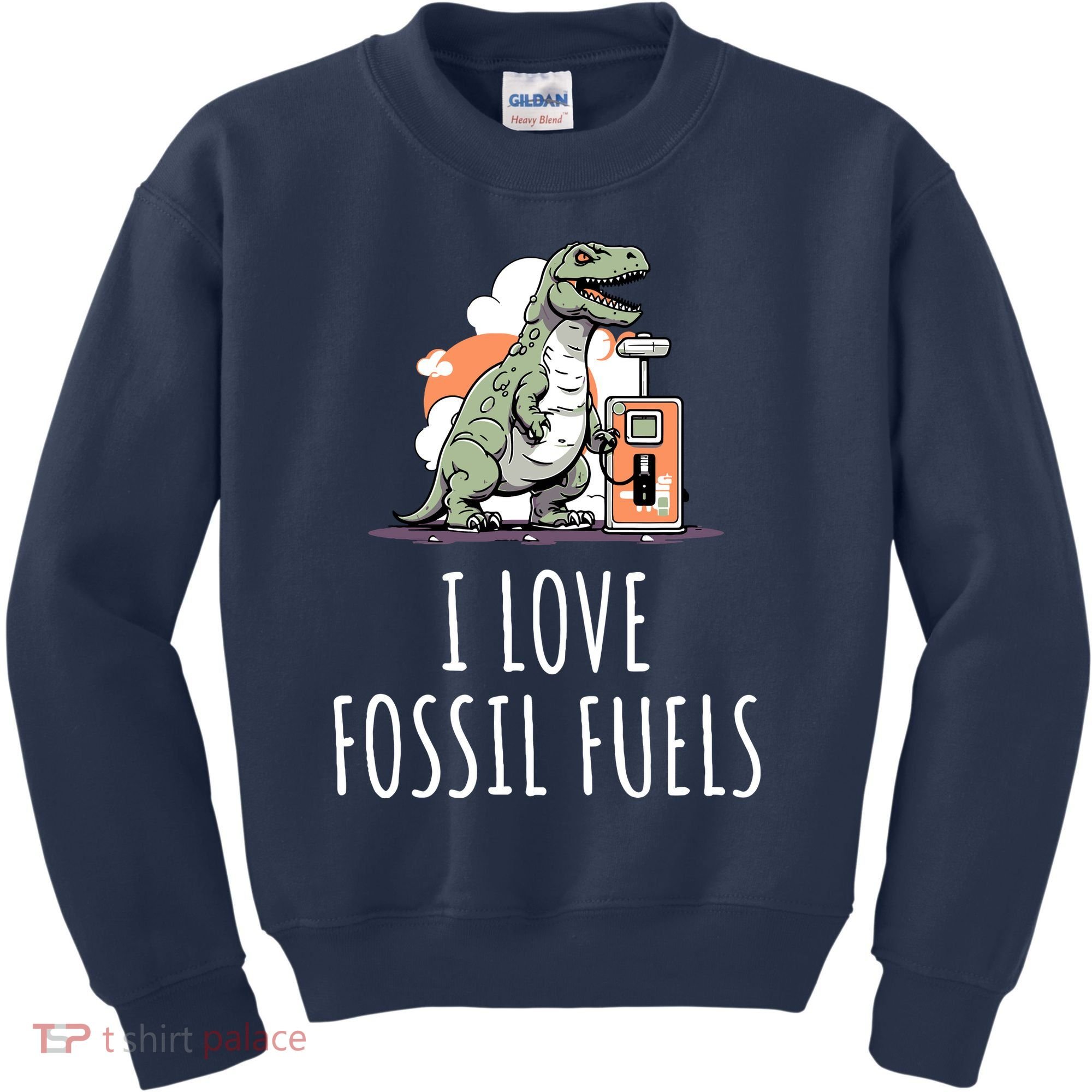 I Love Fossil Fuels Kids Sweatshirt