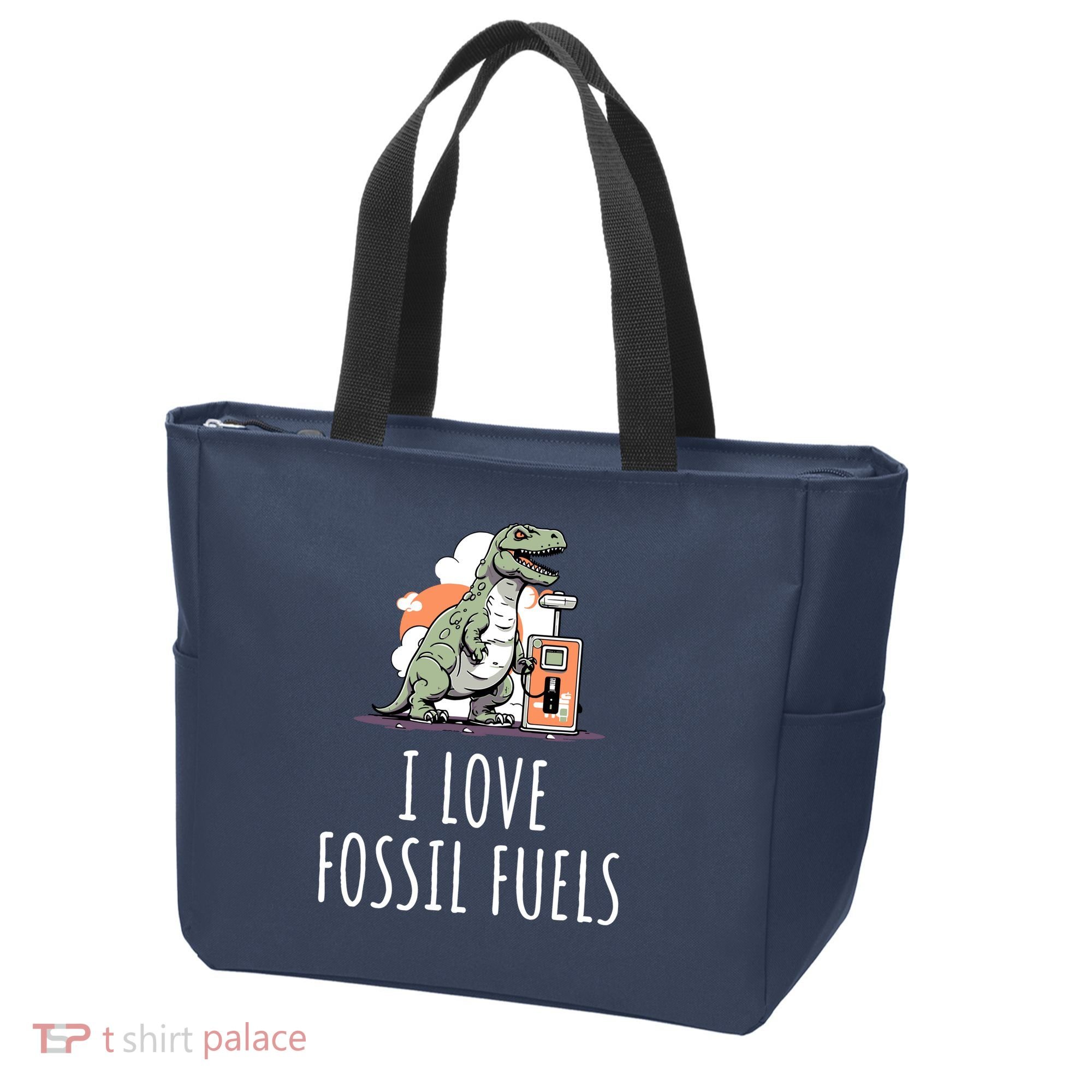 I Love Fossil Fuels Tote Bag