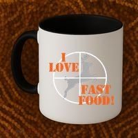I Love Fast Food Deer Hunters Hunting Tee Great Gift Coffee Mug thumb 2