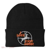I Love Fast Food Deer Hunters Hunting Tee Great Gift Beanie thumb 0