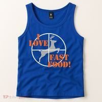 I Love Fast Food Deer Hunters Hunting Tee Great Gift Tank Top thumb 2