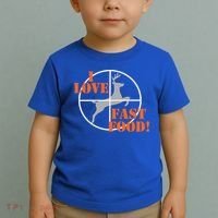 I Love Fast Food Deer Hunters Hunting Tee Great Gift Toddler T-Shirt thumb 2