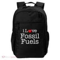 I Love Fossil Fuels Backpack thumb 0