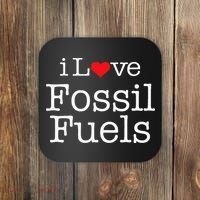 I Love Fossil Fuels Coaster thumb 0