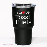 I Love Fossil Fuels Tumbler thumb 0