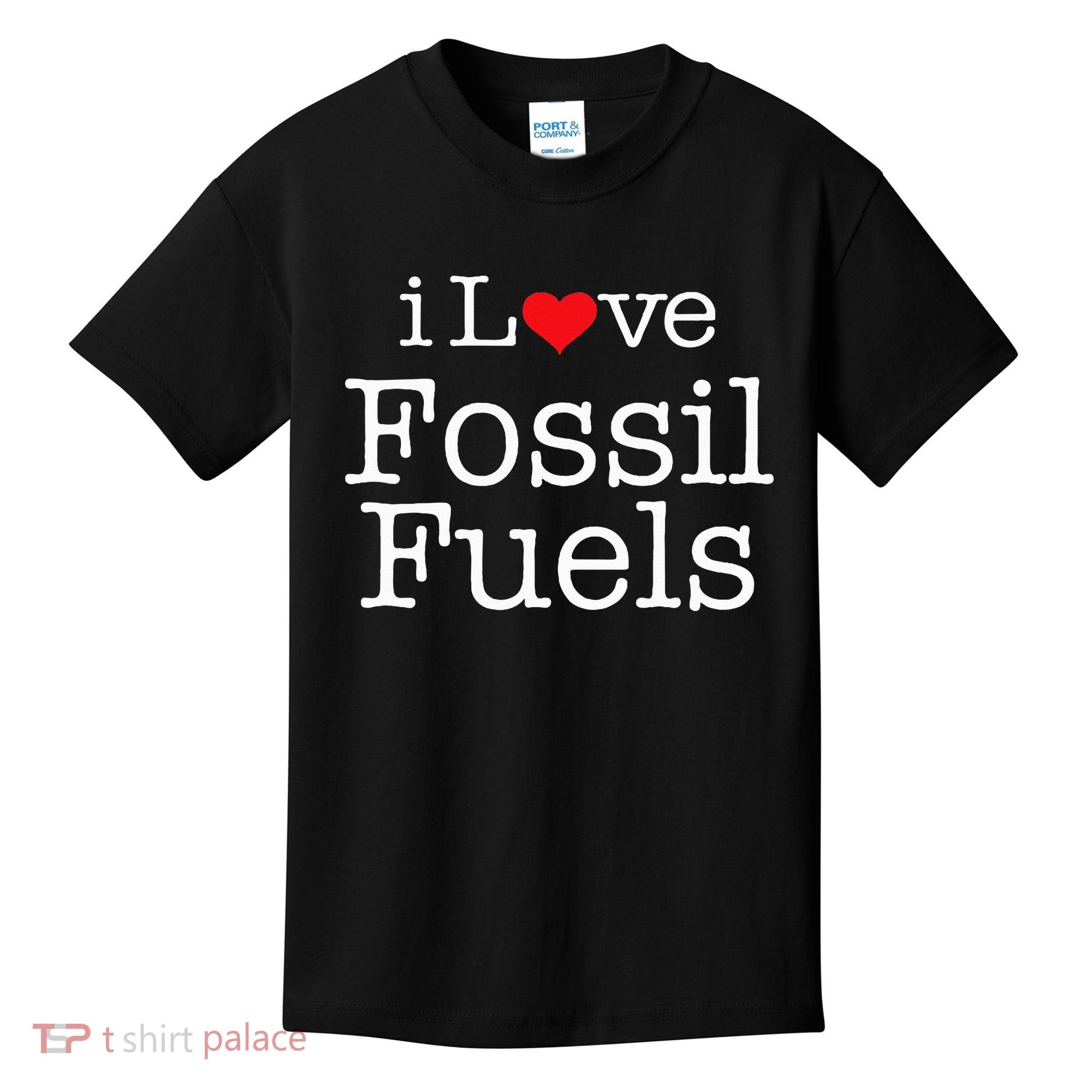 I Love Fossil Fuels Kids T-Shirt