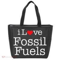 I Love Fossil Fuels Tote Bag thumb 0
