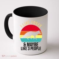 I Like Foxes And Maybe Like 3 People Funny Coffee Mug thumb 0