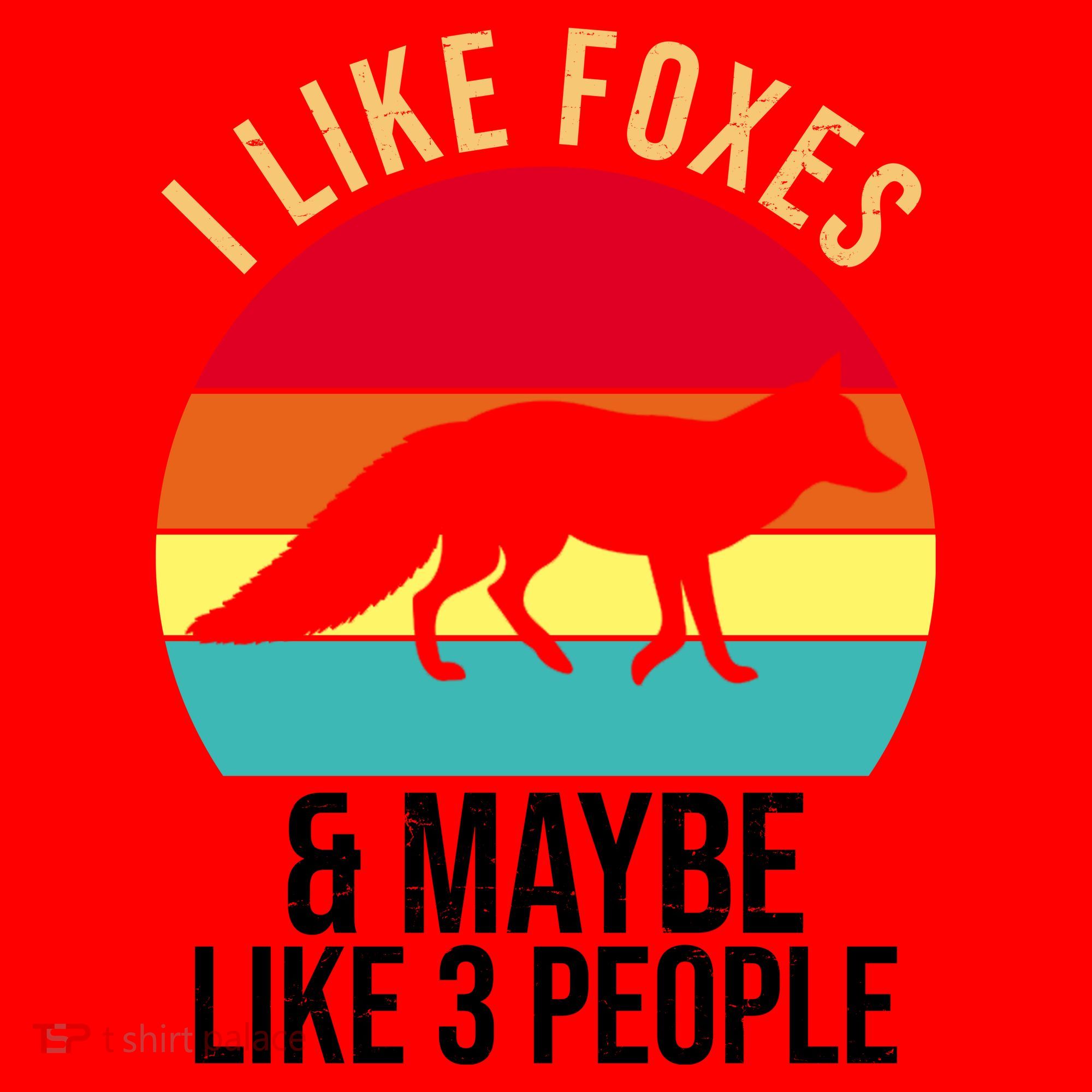 I Like Foxes And Maybe Like 3 People Funny Santa Hat