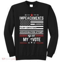 Impeachments Lawsuits Felony Convictions Assassination Sweatshirt thumb 0