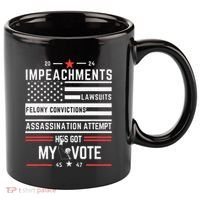 Impeachments Lawsuits Felony Convictions Assassination 11oz C Handle Ceramic Mug thumb 0