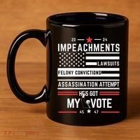 Impeachments Lawsuits Felony Convictions Assassination 11oz C Handle Ceramic Mug thumb 4