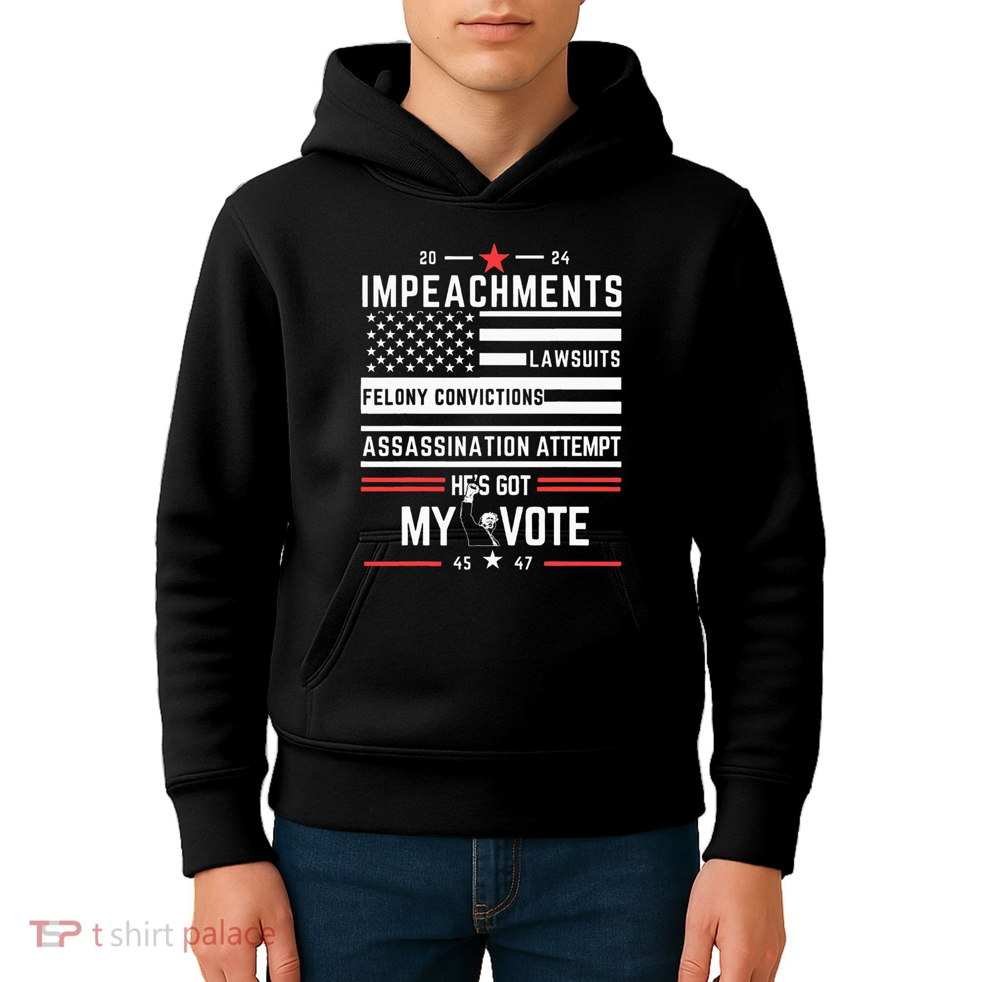 Impeachments Lawsuits Felony Convictions Assassination Kids Hoodie