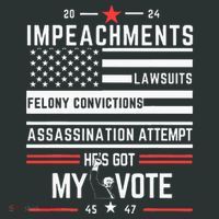 Impeachments Lawsuits Felony Convictions Assassination Infant Baby Jersey Bodysuit thumb 2