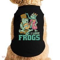I Love Frogs Doggie Tank thumb 0