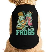 I Love Frogs Doggie Tank thumb 0