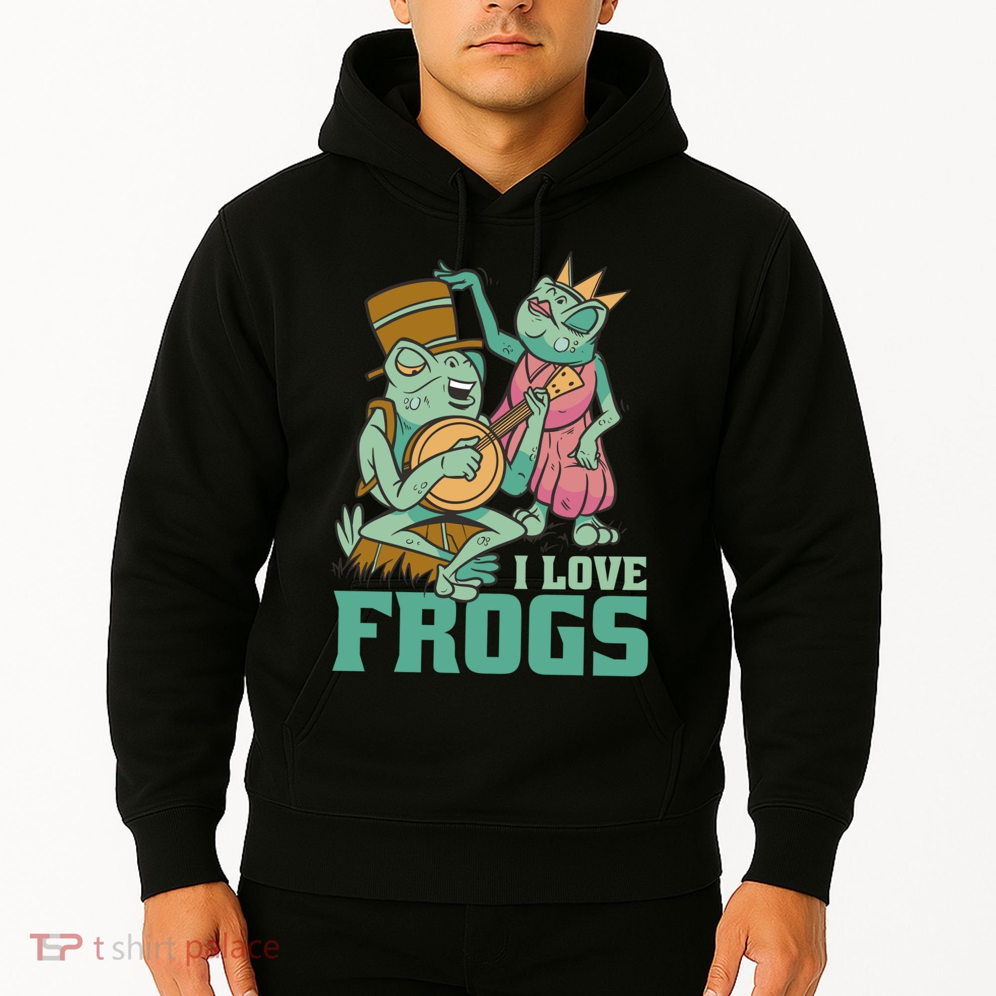 I Love Frogs Hoodie