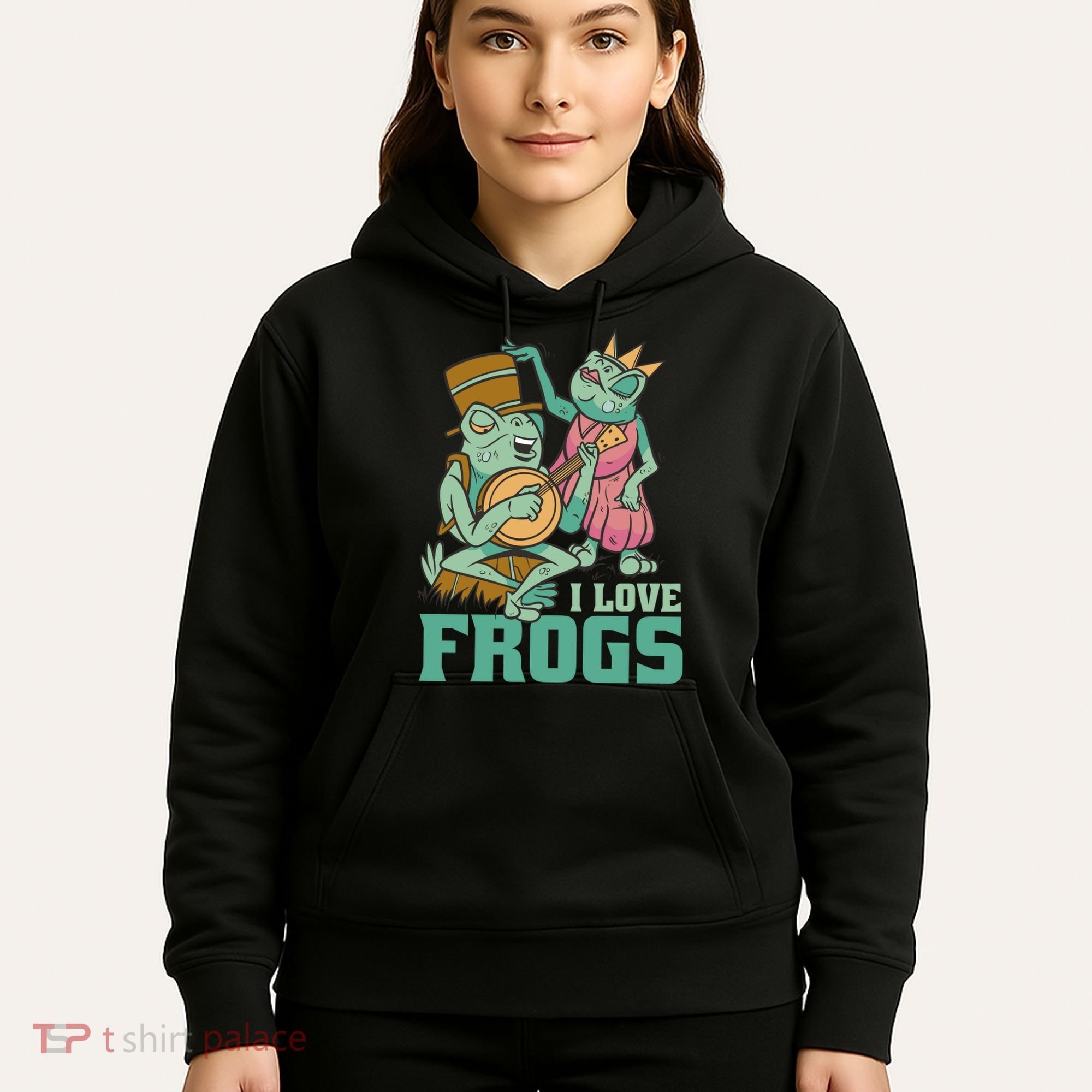 I Love Frogs Hoodie