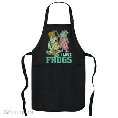 I Love Frogs Apron