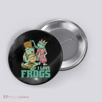 I Love Frogs Button thumb 0