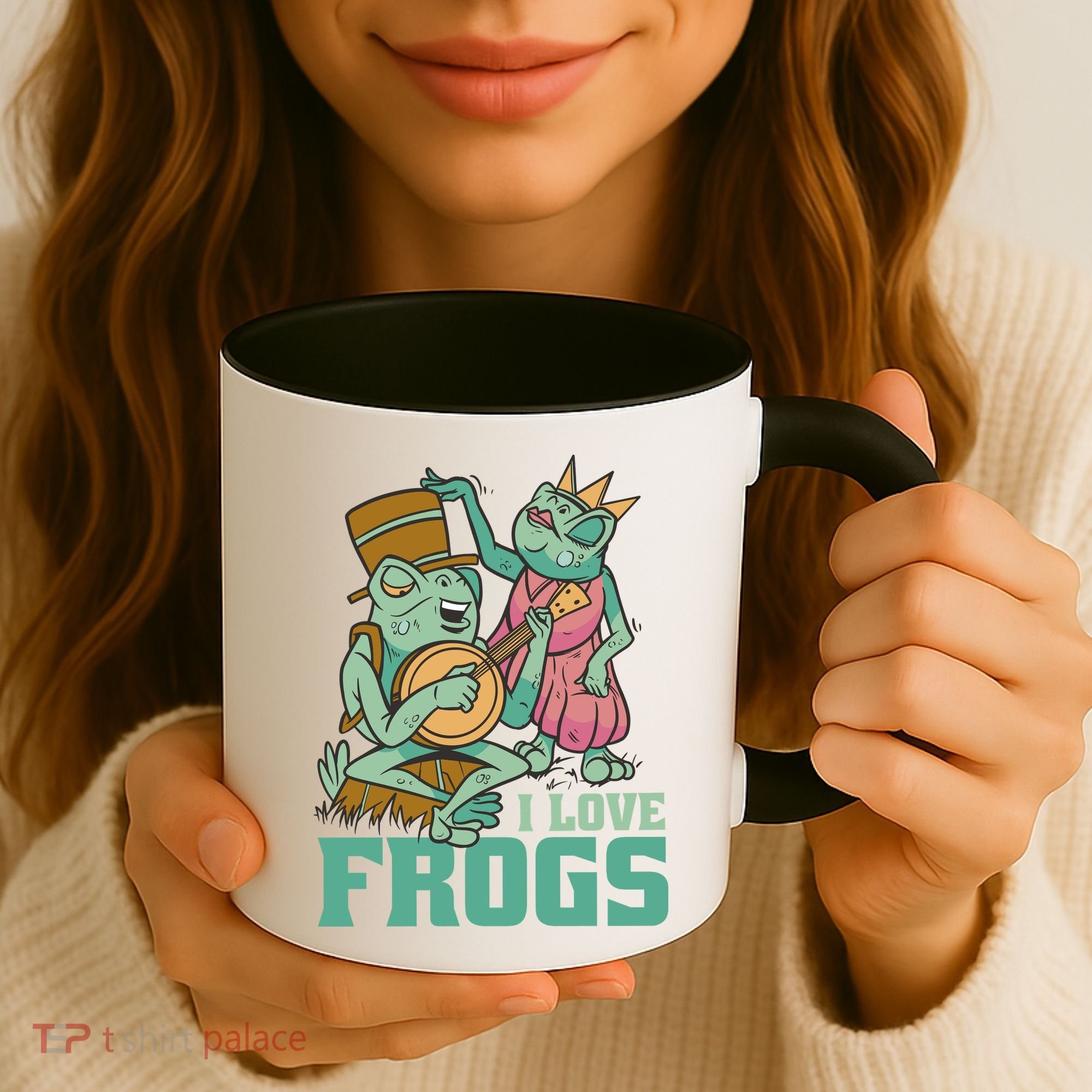 I Love Frogs Coffee Mug